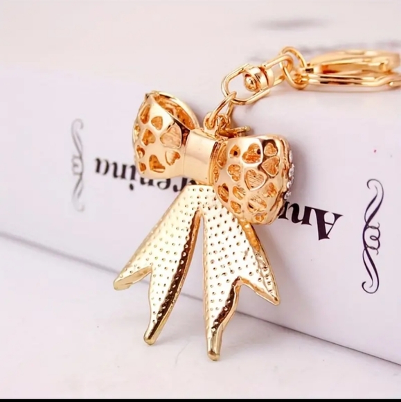 Crystal Bling Bow Charm NWT - Picture 4 of 5